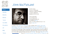 Desktop Screenshot of johnmacfarlane.net